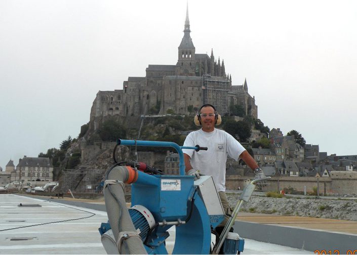 Mont Saint Michel grenaillage